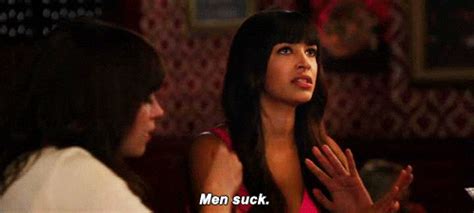 Hannah Simone Men Suck  Find And Share On Giphy