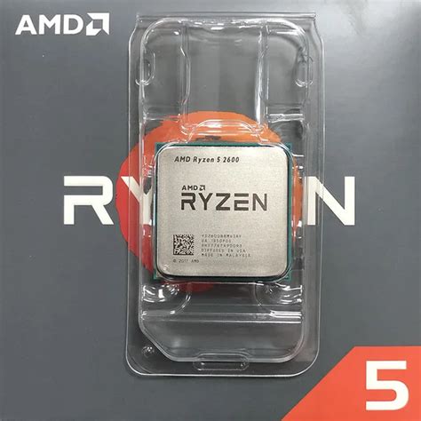 Amd Ryzen 5 2600 R5 2600 34ghz Six Core Cpu Processor