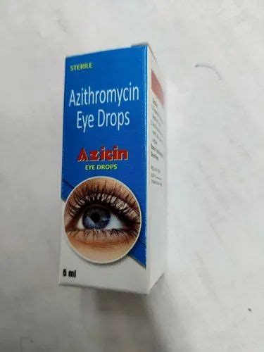 Azicin Azithromycin Eye Drops At Rs 37500bottle In Ludhiana Id