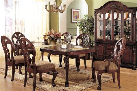 Dining sets and other antiques and replicas of. Lavish Antique Dining Room Furniture Emphasizing Classic ...