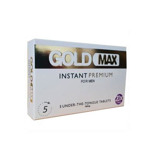 Gold Max Instant Premium 20 Tablets Viamaxeu