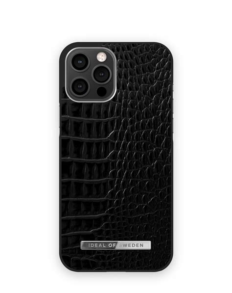 Atelier Case New Iphone 12 Pro Max Neo Noir Croco Silver Handyhüllen Von Ideal Of Sweden