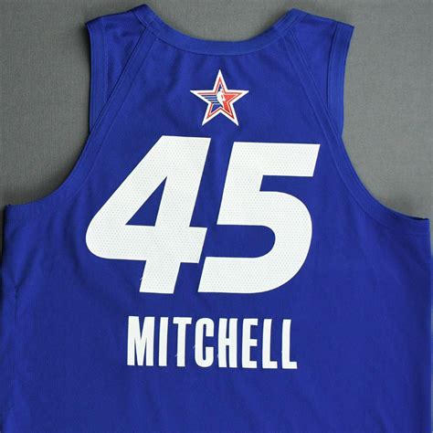 Carries team to second round. Donovan Mitchell - Game-Worn 2021 NBA All-Star Jersey ...