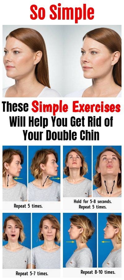 so simple yet so effective these simple exercises will help you get rid of your double chin