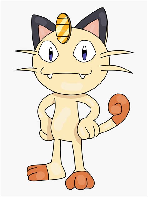 Meowth Transparent Pokemon Yellow Pokemon Team Rocket Cat Hd Png 77056
