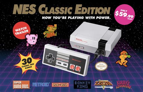 Nintendos Nes Classic Edition Retro Games Console Returns In Stores On