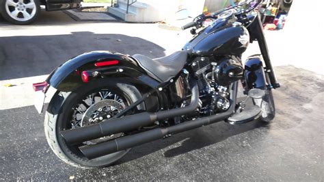 2016 Harley Davidson Softail Slim S Vivid Black Fully Stock Youtube