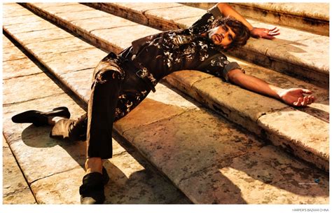 Marlon Teixeira Dons Fall Suiting For Harpers Bazaar China September 2014 Edition The Fashionisto