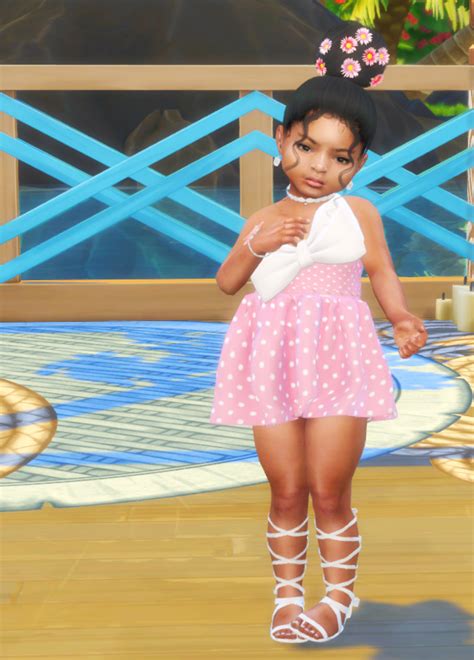 Ilovesaramoonkids A Stunning New Toddler Dress Sims 4 Nexus