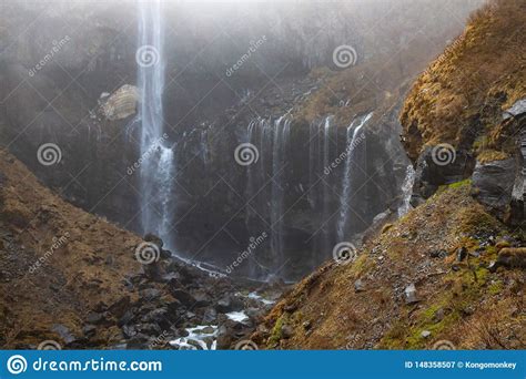 Misty Waterfall Stock Image Image Of Misty Destination 148358507