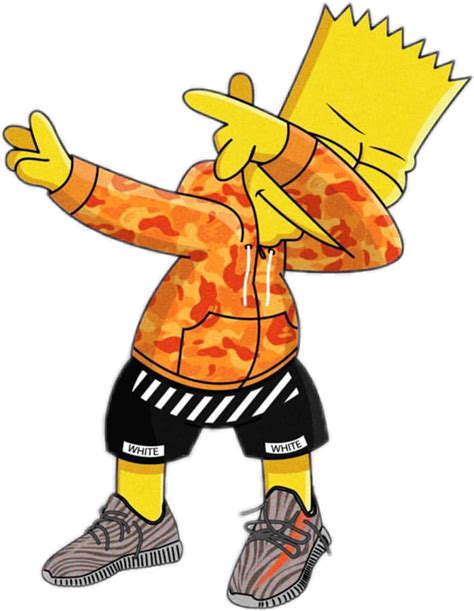 Clip Art Royalty Free Stock Bart Dab Simpson Gang Trap Png Download Full Size Clipart