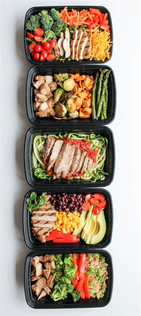 Easy Chicken Meal Prep Bowls 5 Ways This Is A Quick And Easy Way To