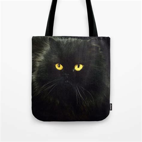 Black Cat Tote Bag By Erika Kaisersot Society6