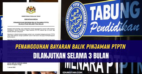 Facebook rasmi perbadanan tabung pendidikan tinggi nasional (ptptn). Penangguhan Bayaran Balik Pinjaman PTPTN Dilanjutkan ...