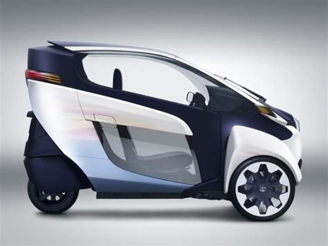 I Road Toyota Unveils Three Wheeled All Electric Vehicle Ahead Of