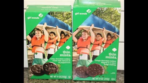 Girl Scout Cookies Thin Mints Little Brownie Bakers Vs Abc Bakers Blind Taste Test Youtube