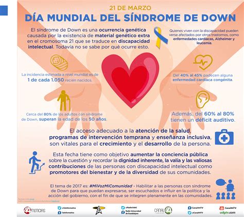 Infografía Día Mundial Del Síndrome De Down