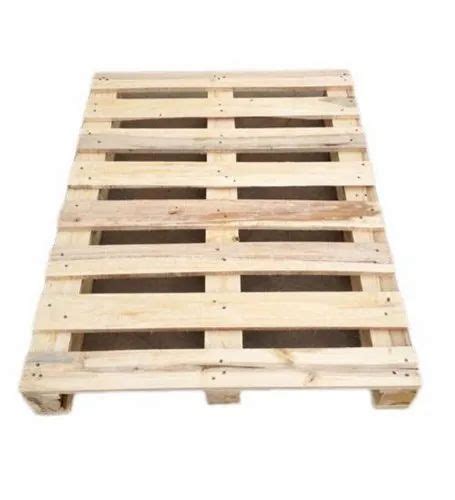 2 Way Brown Rectangular Wooden Pallet For Shipping Capacity 1700 Kg