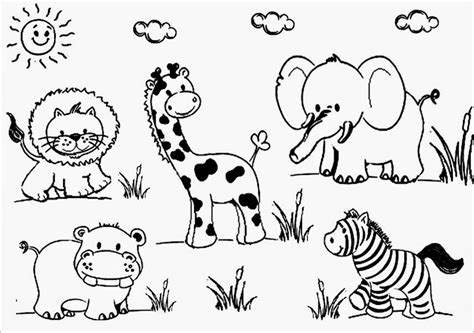 Recursos Para Educación Inicial Dibujos De Animales Para Colorear