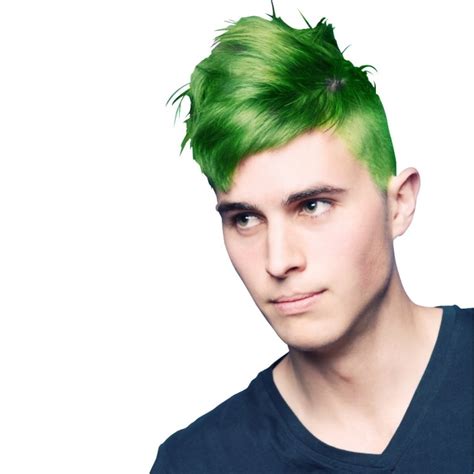 Green Hair On Men 2014 Mens Hair Color Trends