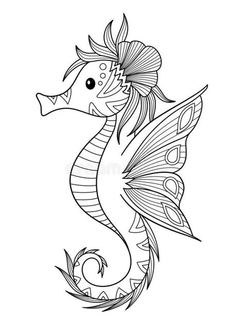 Seahorse Coloring Pages Printable
