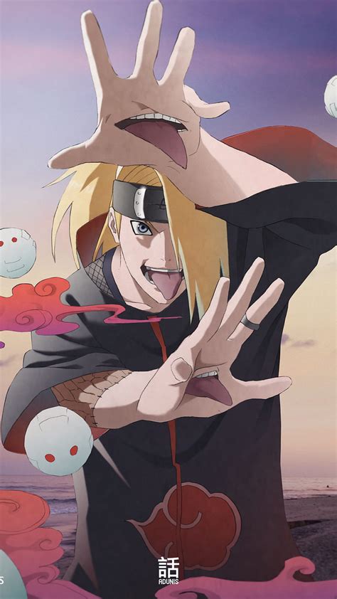 Deidara Akatsuki Anime Itachi Manga Naruto Shippuden Hd Phone