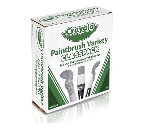 Crayola 36 Count Large Paintbrush Variety Classpack