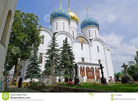 Assumption Cathedral In Sergiev Posad Russia Editorial Image Image