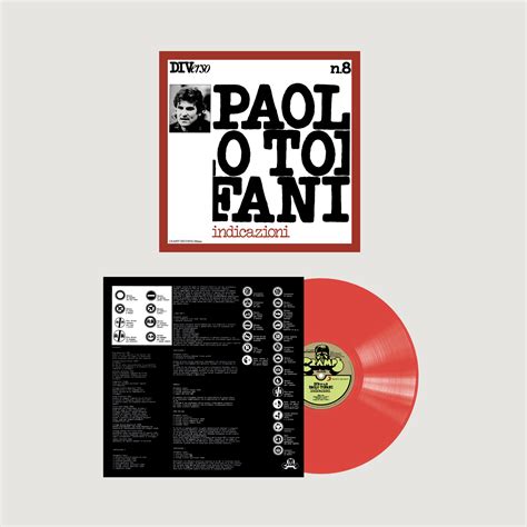 Indicazioni Red Vinyl【完全生産限定盤 1lp Eu輸入盤】･ﾊﾟｵﾛ･ﾄﾌｧｰﾆ Sony Music Shop