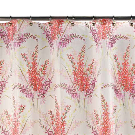 Everyday Living Flower Print Peva Shower Curtain Pink 1 Ct Fred Meyer