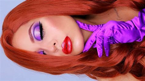 Sexy Glam Jessica Rabbit Makeup Tutorial Halloween Makeup 2018 Youtube