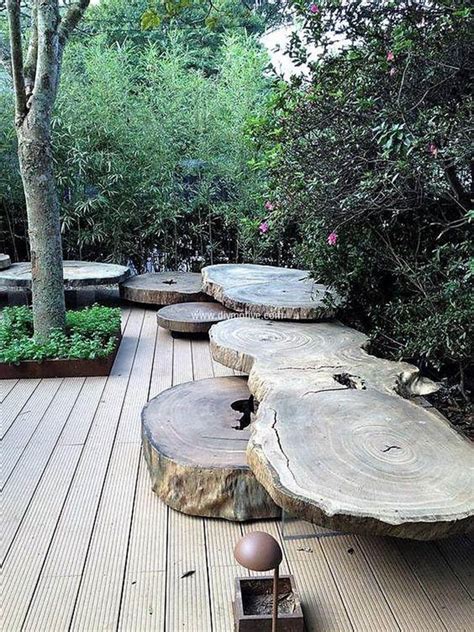 15 Diy Tree Log Ideas For Your Garden 2022