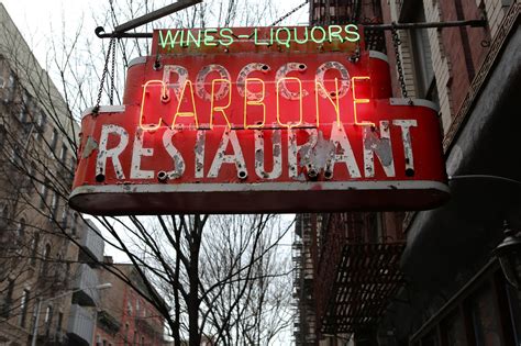 Carbone In Greenwich Village Is An Italian Place Youve Seen Before