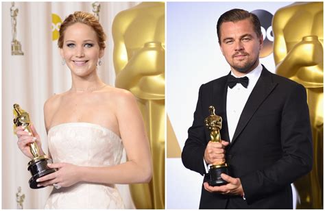 between jennifer lawrence and leonardo dicaprio who has gotten more oscar nominations
