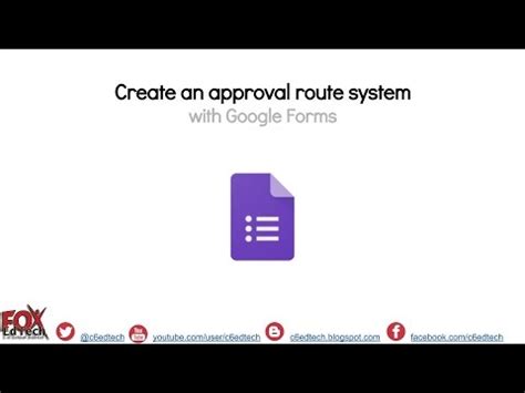 Configure multiple levels of approval, add users from your organization as. Create an approval route system with Google Forms - YouTube