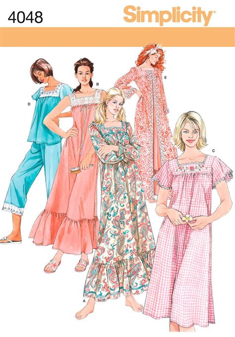 45 Free Printable Sewing Patterns Nightgowns For Women