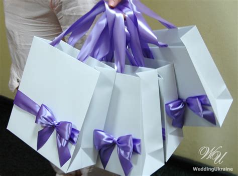 Gift Paper Bags With Satin Ribbon Handles And Big Bow Etsy