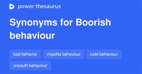 boorish behaviour synonyms 11 words and phrases for boorish behaviour
