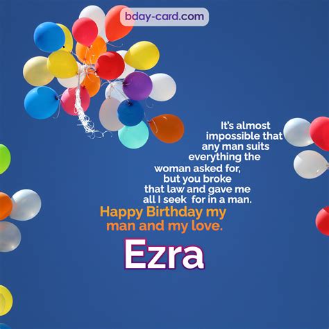 Birthday Images For Ezra 💐 — Free Happy Bday Pictures And Photos Bday