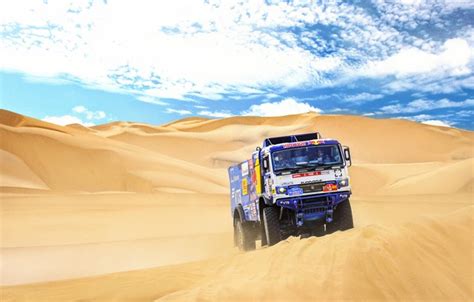 Wallpaper Sand Sport Machine Truck Race Master Russia 500 Kamaz