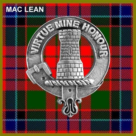 Maclean Clan Crest Scottish Pewter Cap Badge Cb01 Etsy