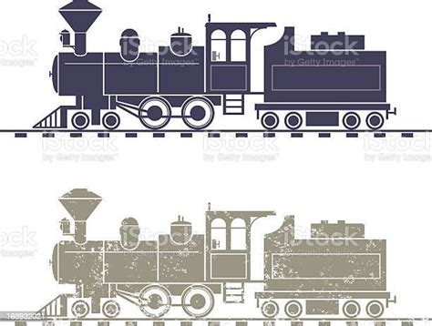 Old Steam Loco Stock Illustration Download Image Now Engineering