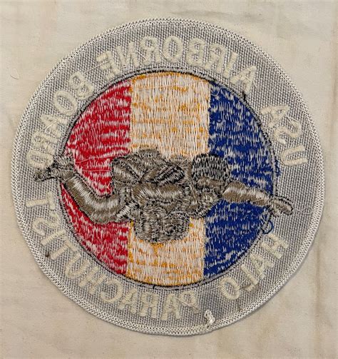 Cold War Us Halo Parachutist Airborne Board Patch