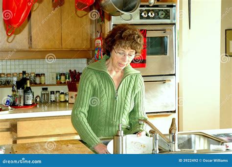 Mature Housewife Stock Photography Image