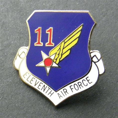11th Air Force Usaf Eleventh Lapel Pin Badge 1 Inch Cordon Emporium