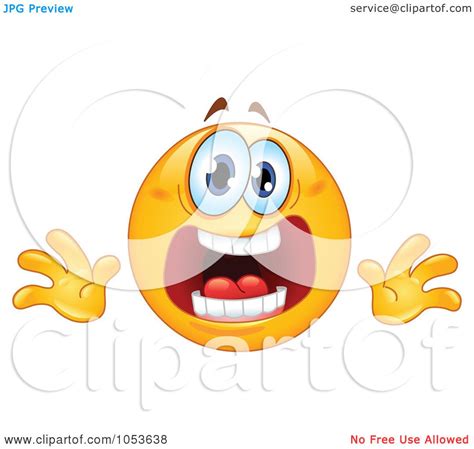Royalty Free Vector Clip Art Illustration Of A Stressed Emoticon Face