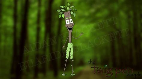 Character Animation Waving Twig Man Youtube