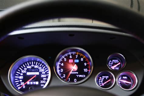 All you have to do is swap out the gauge cluster for one out of a celica with the 130mph gauge cluster. JDM 5 pod gauge cluster in USDM?