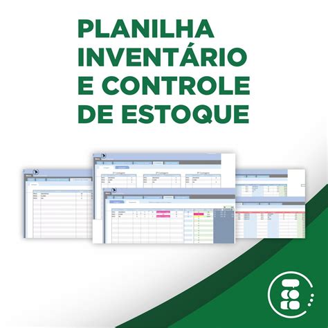 Planilha Inventário E Controle De Estoque Excel