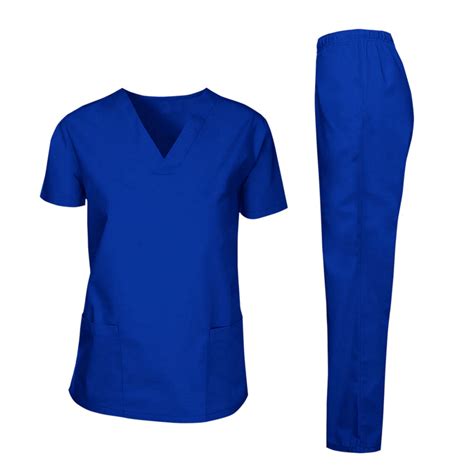 Shop Stylish Royal Blue Scrub Sets Comfortable And Durable Medical Uniforms